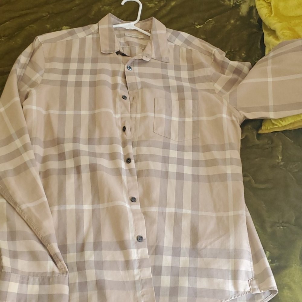 Men's Burberry Tan Long Sleeve